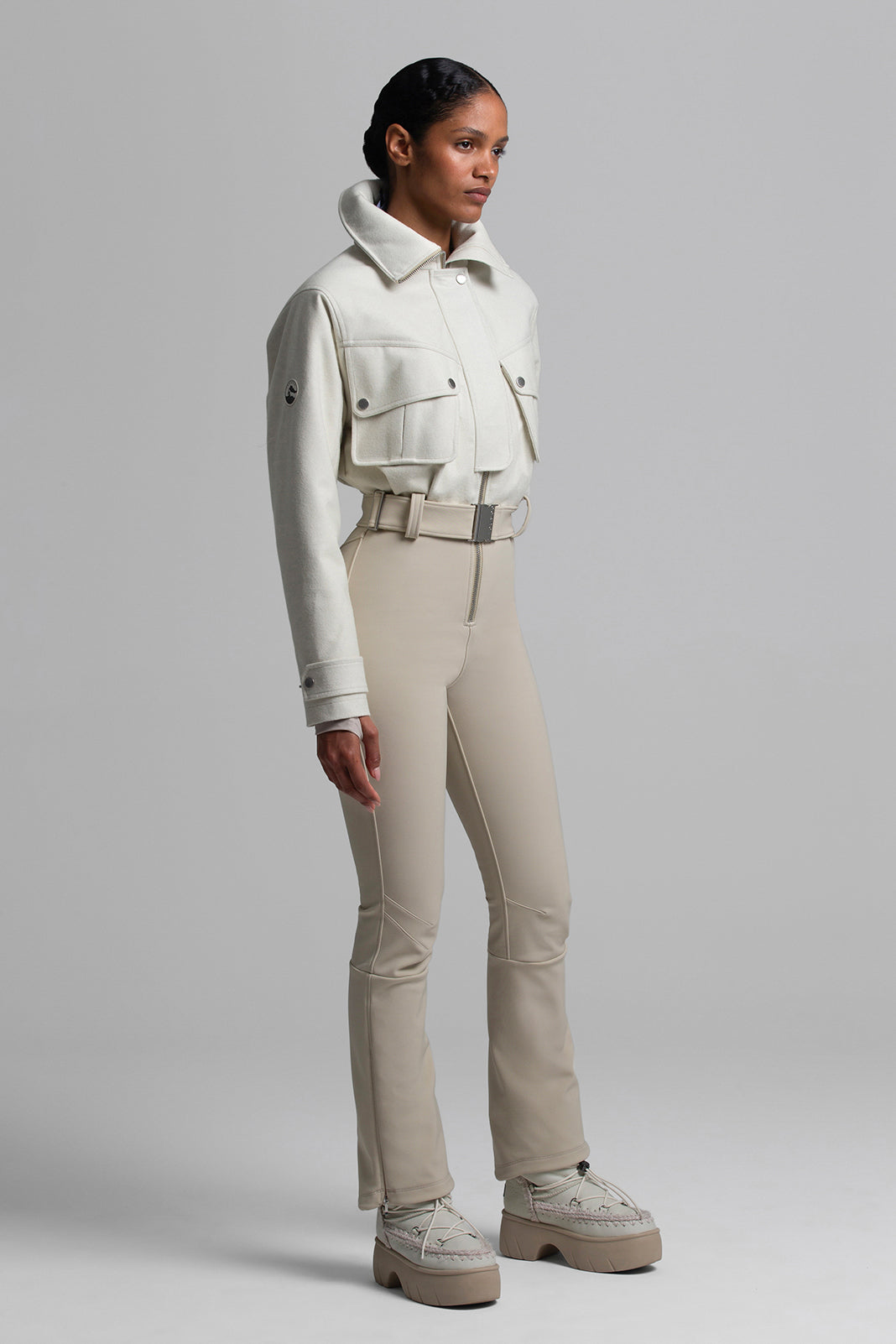 Skiwear Ski Jacket With Waist Belt Designer Ski Suit Women's - Main Image