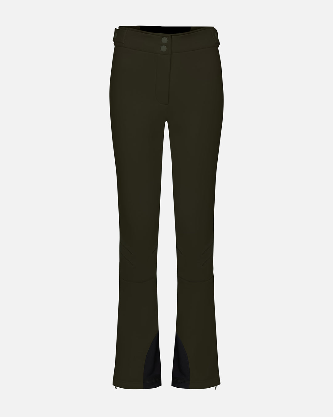 Khaki green ski pants on a white/gray background #color_khaki