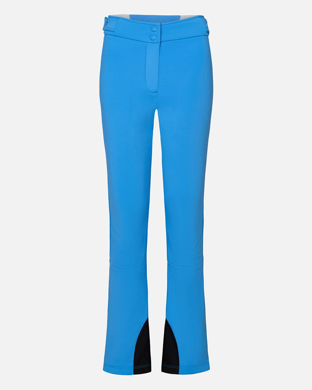 Blue pants with a black patch on a white background #color_azul